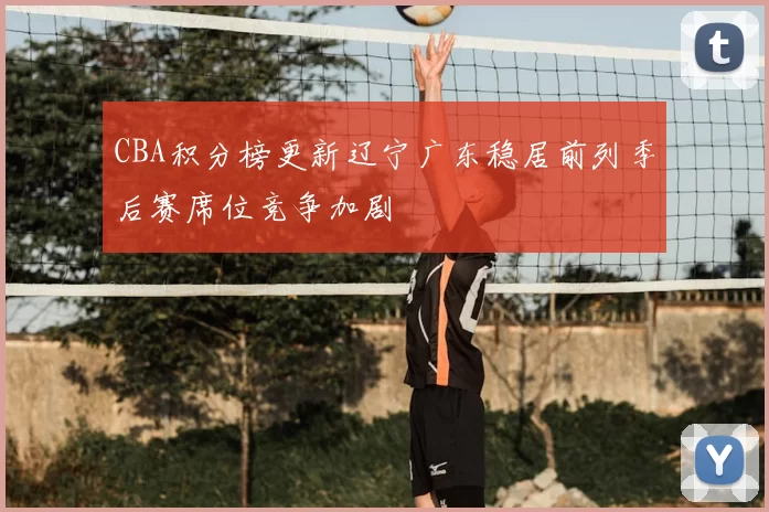 CBA积分榜更新辽宁广东稳居前列季后赛席位竞争加剧