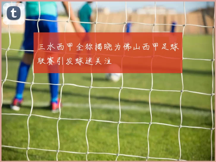 三水西甲全称揭晓为佛山西甲足球联赛引发球迷关注